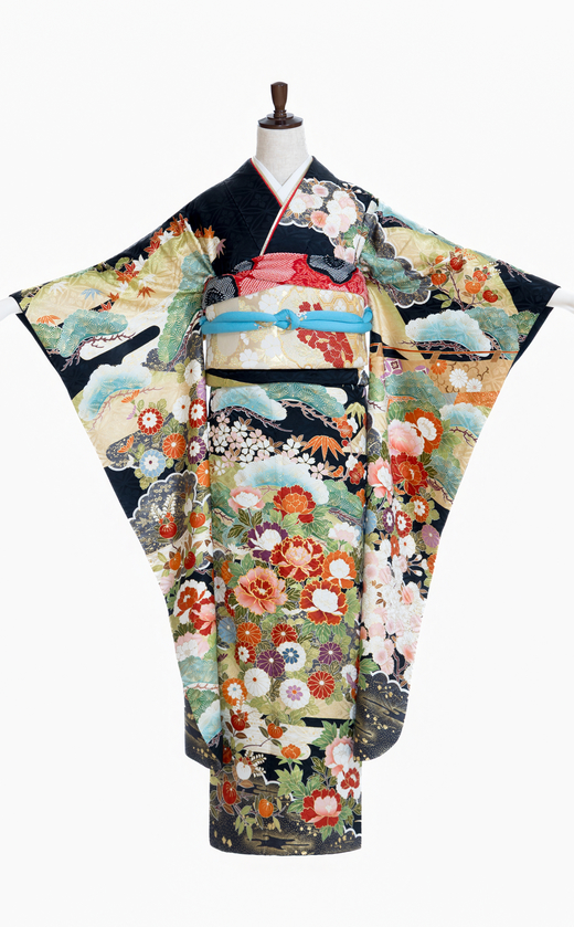 幔幕に松竹梅（正面）